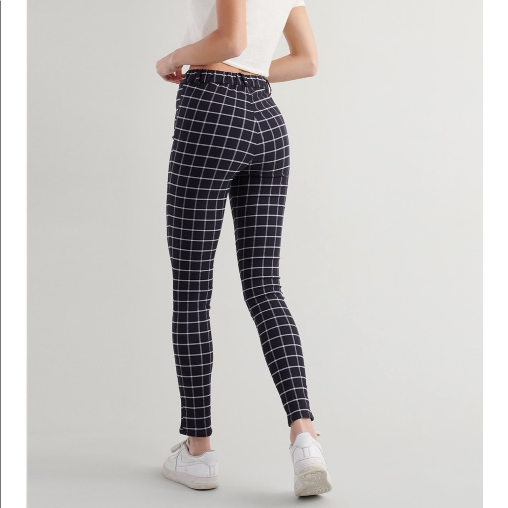 Garage plaid slacks/jeggings